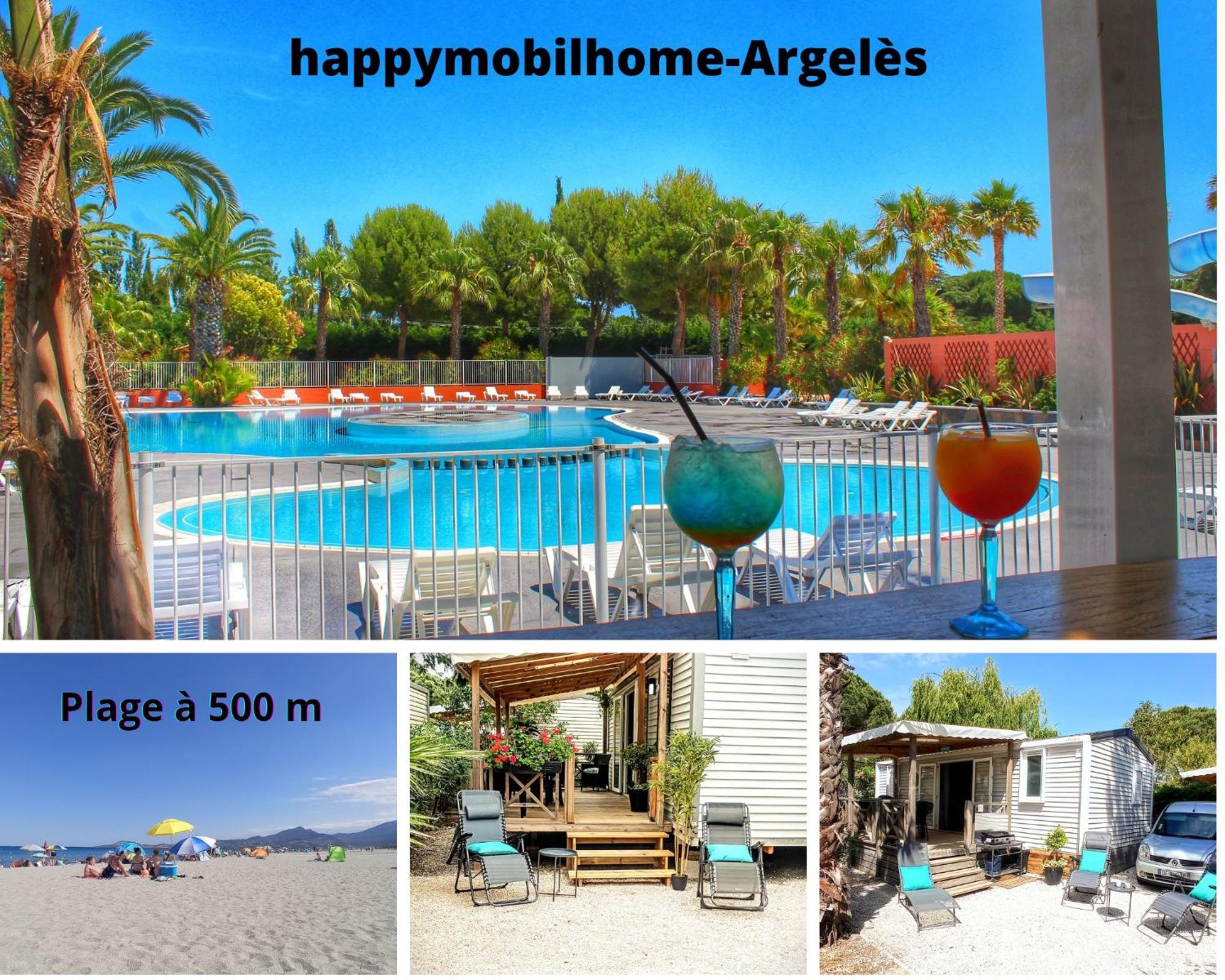 Happymobilhome Argeles-Sur-Mer -Plage A 500M- Camping 4 Etoiles Del Mar Dış mekan fotoğraf